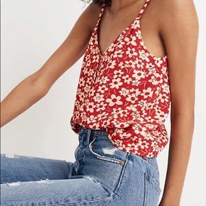 Madewell Button-Down Cami in Full Bloom